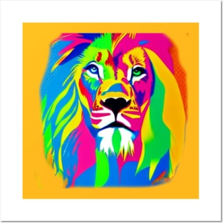 POP-ART LION Posters and Art